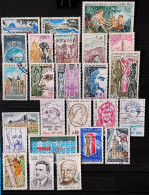 France 1970/1977 - Petit Lot De 25u - N° 1644-1646-1652-1666-1684-1685-1687-1752-1759-1729-1873-1880-1881-1882-1896.... - Used Stamps