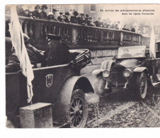 PHOTO   HOLZAPPEL ,,ARRIVEE DES PLENIPOTENTIAIRES ALLEMANDS DANS LES LIGNES  FRANCAISES - Guerre, Militaire