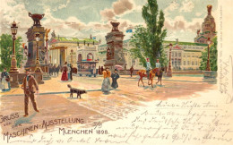 604422 | Ansichtskarte Maschinen Ausstellung 1898  | München (O - 5301), -, - - Andere & Zonder Classificatie