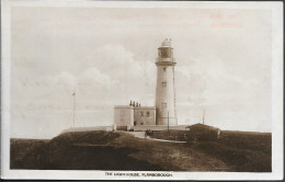 England Yorkshire Flamborough Lighthouse Old Real Photo PC 1925 - Other & Unclassified