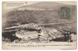 25 Ornans - La Ville Haute Et Le Monastere De La Visitation - Vallee De La Loue - Otros & Sin Clasificación