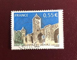 France 2008 Michel 4407 (Y&T 4180) - Caché Ronde - Rund Gestempelt - Round Postmark - Pont Valentré De Cahors - Used Stamps