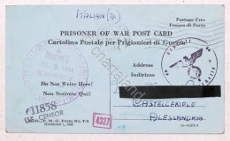 WWII - Cartolina Postale Per Prigionieri Di Guerra - Fort Meade (U.S.A.) - 1944 - Non Classés