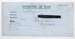 WWII - Lettera Prigioniero Italiano Di Guerra - Weingarten Camp U.S.A. - 1943 - Non Classés