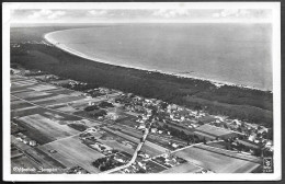 Germany Zempin Aerial View Old Real Photo PC 1940 Mailed. Usedom Island - Zinnowitz