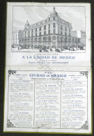 Locandina Grandi Magazzini - A La Ciudad De Mexico - Buenos Aires - 1910 Ca. - Publicités
