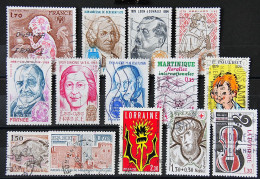 France 1979 - Petit Lot De Timbres N° 2028-2029-2030-2031-2032-2032A-2032B-2035-2038-2043-2044-2065-2071-2072 - Used Stamps