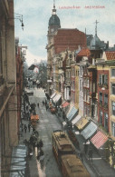 Amsterdam Leidschestraat Tussen Heren- En Keizersgracht Torentje Gebouw New York Trams Levendig ±1920    4312 - Amsterdam