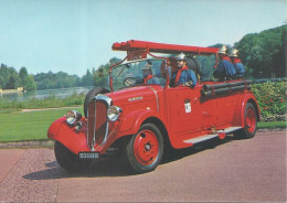 CPM  Musée Des Sapeurs-Pompiers De Lyon Premier Secours DELAHAYE 1936 - Camions & Poids Lourds