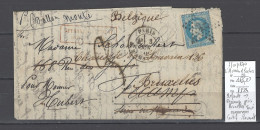 France - Ballon Monté Pour FECAMP Et BRUXELLES - 03/10/1870 - L'Armand Barbés- Taxé - Guerre De 1870