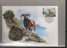 WWF Issue Michel Cat.No. Zypern Coin Cover - FDC