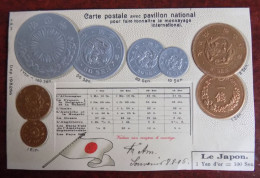 Cpa Représentation Monnaies Pays ; Le Japon - Coins (pictures)