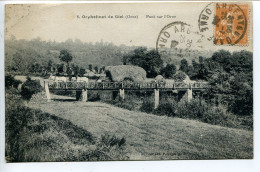 ORNE CP Voyagé * ORPHELINAT De GIEL Pont Sur L'Orne (attelage Chevaux Charrette Fourrage) Lizot Editeur - Autres & Non Classés