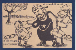 CPSM H.S Satirique Anti Hitler Germanie Allemagne Russie Staline Non Circulée - Satirische