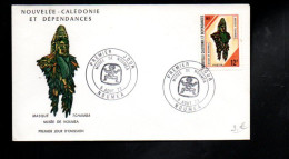 NOUVELLE CALEDONIE FDC 1972 MASQUE TCHAMBA - FDC