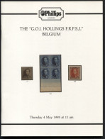 BELGIUM, The George Hollings Collection, Auction Catalogue 1995 - Catalogues For Auction Houses