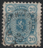 Finland Suomi 1875 20 Kop Stamp1 Value Perf 11 Cancelled - Used Stamps