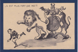 CPSM H.S Satirique Anti Hitler Germanie Allemagne Angleterre Lion Non Circulée - Satirical