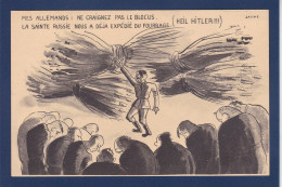 CPSM H.S Satirique Anti Hitler Germanie Allemagne Non Circulée - Satirical