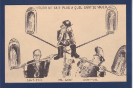 CPSM H.S Satirique Anti Hitler Germanie Allemagne Non Circulée - Satirical