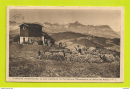 74 MEGEVE N°79 La Gare Supérieure De Rochebrune L'Observatoire La Chaîne Des Aravis En 1939 VOIR DOS - Megève