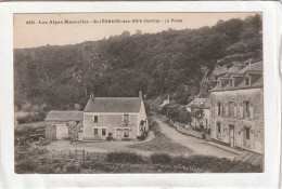 CPA :  14 X 9  -  Les Alpes Mancelles  -  St-LEONARD-des-BOIS  -  La  Poste - Saint Leonard Des Bois