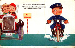 Carte Humour - Enfants  -   An Officer And A Gentleman , L ' Oeil Droit Doit Ignorer Ce Qu 'aperçoit  Q1078 MD - Scènes & Paysages