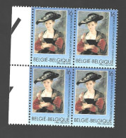 Belgique Rubens 1996 The National Gallery London Timbre MNH Stamp Lot 4 Postzegels Htje - Neufs