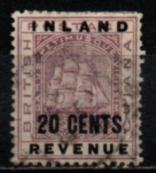 GUYANE BRIT. 1888-9 O - Guyane Britannique (...-1966)