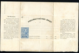 Rohrpost-Umschlag RU1 Postfrisch 1875 Kat.55,00€ - Enveloppes