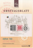 Germany Deutschland 1999-11 IBRA'99 Internationale Briefmarken Weltausstellung, Philatelic Exhibition Nurnberg, Bonn - 1991-2000