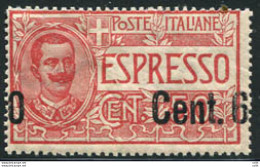 Espresso Cent. 60 Su 50 Varietà Soprastampa A Cavallo - Ongebruikt