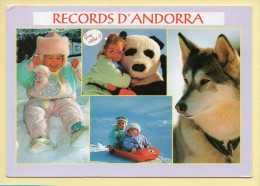 Andorre : RECORDS D'ANDORRA / Multivues / Enfants / Chien / Peluche / Luge (animée) - Andorra