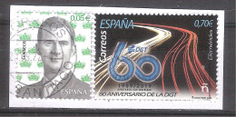 España 2019 - 2 Sellos Usados Y Circulados- 60 Aniversario De La Dirección General De Tráfico Y Rey Felipe VI - Used Stamps