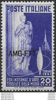 1951 Trieste A Arte Tessile E Moda MNH Sassone N. 114 - Non Classés