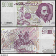 1997 Lire 50.000 Bernini 2nd Type FDS Rif. BI 81Da Gigante - Otros & Sin Clasificación