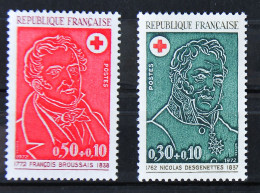 FRANCE 1972 - Au Profit De La Croix Rouge** N° 1735-1736 - Unused Stamps