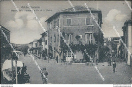 Cg434 Cartolina Oriolo Romano Strada Della Stazione E Via Di S.rocco Viterbo - Viterbo