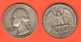 America Quarters  1952 D USA United States America Silver  K 164 - 1932-1998: Washington