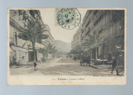 CPA - 83 - Toulon - Avenue Colbert - Colorisée - Animée - Circulée En 1908 - Toulon