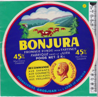 C1452 FROMAGE FONDU  BONJURA GROSJEAN LONS LE SAUNIER JURA PASTEUR 1882 - 1895 - Cheese