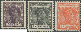 732662 MNH ELOBEY ANNOBON CORISCO 1907 ALFONSO XIII, CIFRA CONTROL - Annobon & Corisco