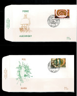 1995 2602 & 2603 FDC's (Aalst) : " Série Artistique , Werken Van Pierre Alechinsky & Pol Mara " - 1991-2000