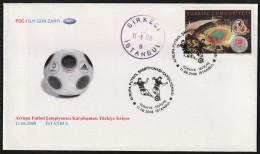 2008 Turkey Group Stage Match Vs. Switzerland At UEFA Euro'08 In Austria/Switzerland Commemorative Cover & Cancellation - Championnat D'Europe (UEFA)