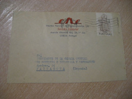 LISBOA 1950 To Tarragona Carteria Spain Cancel CNE Cover Fatima Stamp PORTUGAL - Covers & Documents