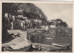 CAPRI-NAPOLI-MARINA GRANDE-CARTOLINA VERA FOTOGRAFIA NON VIAGGIATA -1940-1950 - Napoli (Naples)