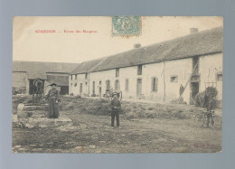 CPA - 77 - Sourdun - Ferme Des Hospices - Animée - Circulée En 1908 - Autres & Non Classés