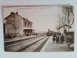 Cpa 26 Chamaret La Gare Train Venant De Nyons - Sonstige & Ohne Zuordnung