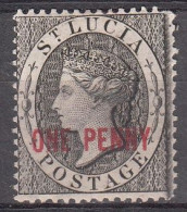 ST SANTA LUCIA 1883-1884 - REINA VICTORIA - YVERT 20* - St.Lucia (...-1978)