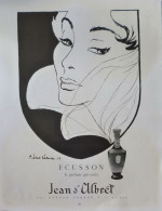 PUBLICITE Papier - PUB -  Parfum Ecusson - Advertising